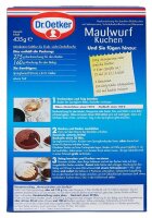 Dr. Oetker Maulwurf Kuchen Backmischung 435,0 g, 1 Pack