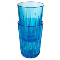 APS Mehrweg-Trinkbecher CRYSTAL blau 0,15 l, 1 St.