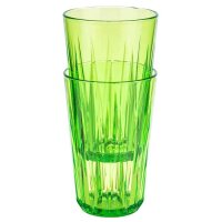 APS Mehrweg-Trinkbecher CRYSTAL grün 0,3 l, 1 St.