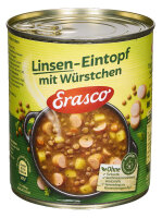 Erasco Linsen mit Würstchen Eintopf 800,0 g, 1 St.