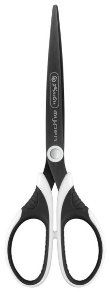 herlitz Papierschere my.pen schwarz-weiß 18,0 cm