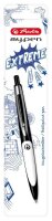 herlitz Kugelschreiber my.pen schwarz/weiß, Schreibfarbe: blau, 1 St.