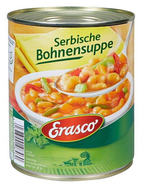 Erasco Serbische Bohnensuppe Eintopf 750,0 ml, 1 St.