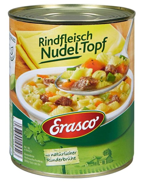 Erasco Rindfleisch Nudel Eintopf 800,0 g, 1 St.