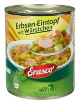 Erasco Erbsen mit Würstchen Eintopf 800,0 g, 1 St.