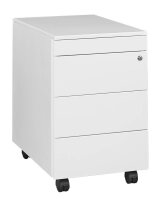 Gürkan Rollcontainer weiß 4 Auszüge 42,0...