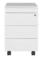 Gürkan Rollcontainer weiß 4 Auszüge 42,0 x 60,0 x 62,0 cm