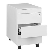Gürkan Rollcontainer weiß 4 Auszüge 42,0 x 60,0 x 62,0 cm