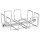 APS Serviettenhalter WIRE silber, 1 St.