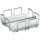 APS Serviettenhalter WIRE silber, 1 St.