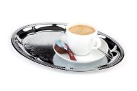 APS Tablett KAFFEEHAUS silber rund Ø 23,0 cm, 1 St.