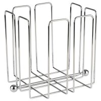 APS Serviettenhalter WIRE silber, 1 St.