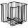 APS Serviettenhalter URBAN schwarz, 1 St.