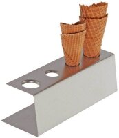 APS Eistütenhalter silber 9,5 x 27,0 cm, 1 St.