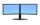 ergotron Monitor-Halterung Neo-Flex Lift Stand 33-396-085 schwarz für 2 Monitore, Tischständer