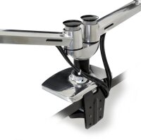 ergotron Monitor-Halterung LX Dual Side-by-Side 45-245-026 silber für 2 Monitore, Tischklemme, Tischbohrung