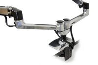 ergotron Monitor-Halterung LX Dual Side-by-Side 45-245-026 silber für 2 Monitore, Tischklemme, Tischbohrung