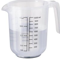 APS Messbecher mit Deckel transparent