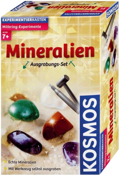 KOSMOS Ausgrabungsset Mineralien mehrfarbig