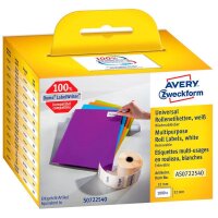 AVERY Zweckform Etikettenrolle für Etikettendrucker...