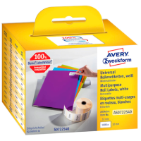 AVERY Zweckform Etikettenrolle für Etikettendrucker AS0722540 weiß, 57,0 x 32,0 mm, 1 x 1.000 Etiketten