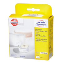 AVERY Zweckform Etikettenrolle für Etikettendrucker AS0722520 weiß, 54,0 x 25,0 mm, 1 x 500 Etiketten