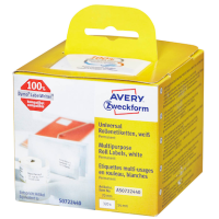 AVERY Zweckform Etikettenrolle für Etikettendrucker AS0722440 weiß, 70,0 x 54,0 mm, 1 x 320 Etiketten