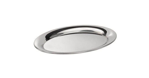 APS Tablett KAFFEEHAUS silber oval 20,0 x 14,5 cm, 1 St.