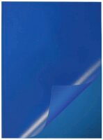 50 DURABLE Klemmschienenhüllen DIN A4 blau genarbt 0,22 mm  ( 291906 )