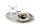 APS Tablett KAFFEEHAUS silber oval 26,5 x 19,5 cm, 1 St.