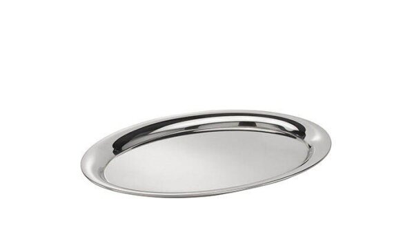 APS Tablett KAFFEEHAUS silber oval 26,5 x 19,5 cm  ( 30116 )