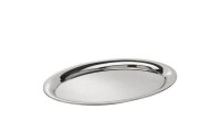 APS Tablett KAFFEEHAUS silber oval 26,5 x 19,5 cm  ( 30116 )