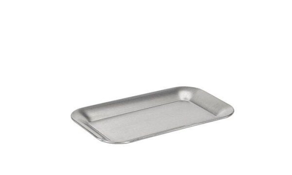 APS Tablett KAFFEEHAUS silber rechteckig 21,1 x 12,6 cm, 1 St.