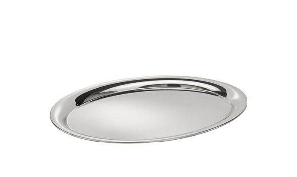 APS Tablett KAFFEEHAUS silber oval 29,0 x 22,0 cm, 1 St.