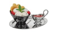 APS Tablett KAFFEEHAUS silber oval 29,0 x 22,0 cm, 1 St.