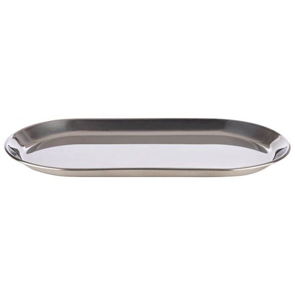 APS Tablett KAFFEEHAUS silber oval 30,0 x 15,5 cm, 1 St.