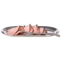 APS Tablett KAFFEEHAUS silber oval 30,0 x 15,5 cm, 1 St.