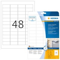 HERMA Folien-Kraftklebe-Etiketten 9531 weiß 45,7 x...