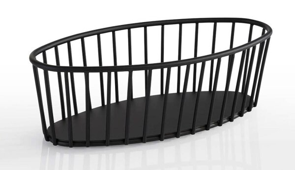 APS Obstschale URBAN schwarz 21,0 x 10,0 cm, 1 St.
