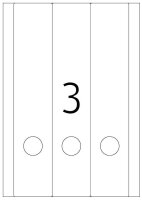 HERMA Ordneretiketten 5159 weiß, 25 Blatt