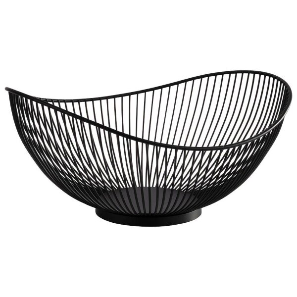 APS Obstschale SVART schwarz 25,5 x 29,5 cm, 1 St.
