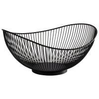 APS Obstschale SVART schwarz 25,5 x 29,5 cm, 1 St.