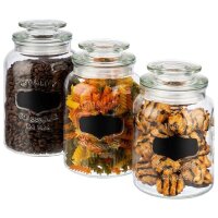 APS Vorratsdosen 18,0 cm hoch transparent 1,0 l, 1 St.