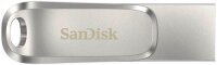 SanDisk USB-Stick Ultra Dual Drive Luxe Type-C silber 64 GB, 1 St.