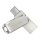 SanDisk USB-Stick Ultra Dual Drive Luxe Type-C silber 256 GB, 1 St.