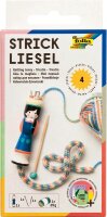 folia Bastelset Strickliesel mehrfarbig