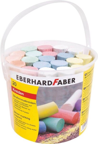 EBERHARD FABER Straßenmalkreide farbsortiert 20 St.
