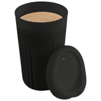 APS Mehrweg-Kaffeebecher TO GO schwarz 0,4 l, 1 St.