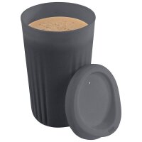 APS Mehrweg-Kaffeebecher TO GO grau 0,4 l, 1 St.