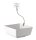 APS Schildhalter FLEXIBEL silber ohne Fächern 1,6 x 12,0 x 1,0 cm, 1 St.